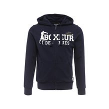 Boxeur Des Rues  BASIC HOODED FZIP SWEAT WITH FRONT LOGO